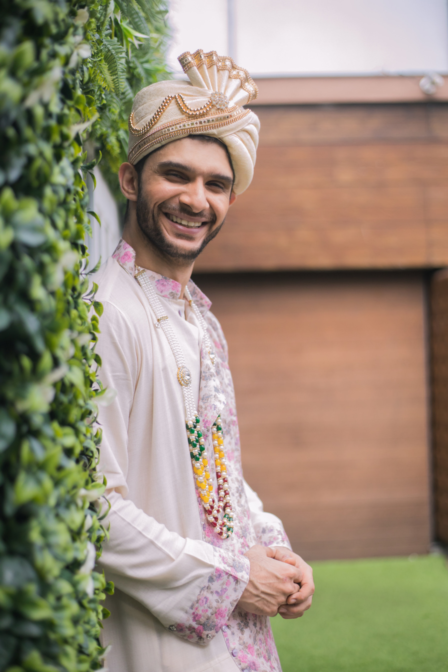 Groom in Modern Indian Wedding